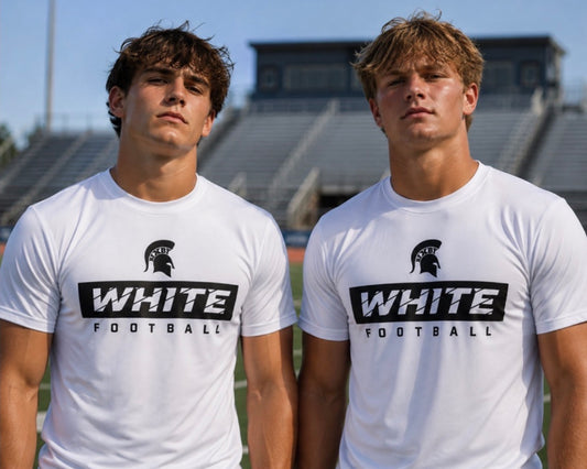 B7WF26 - White Sliced Football