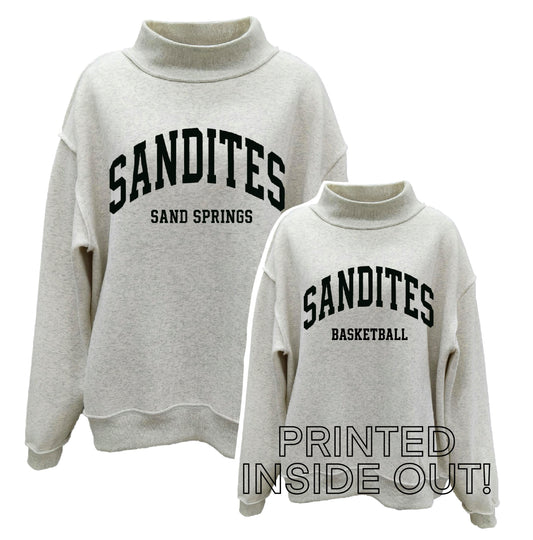 CPHSVC - Oversized Sand Springs Mock Neck