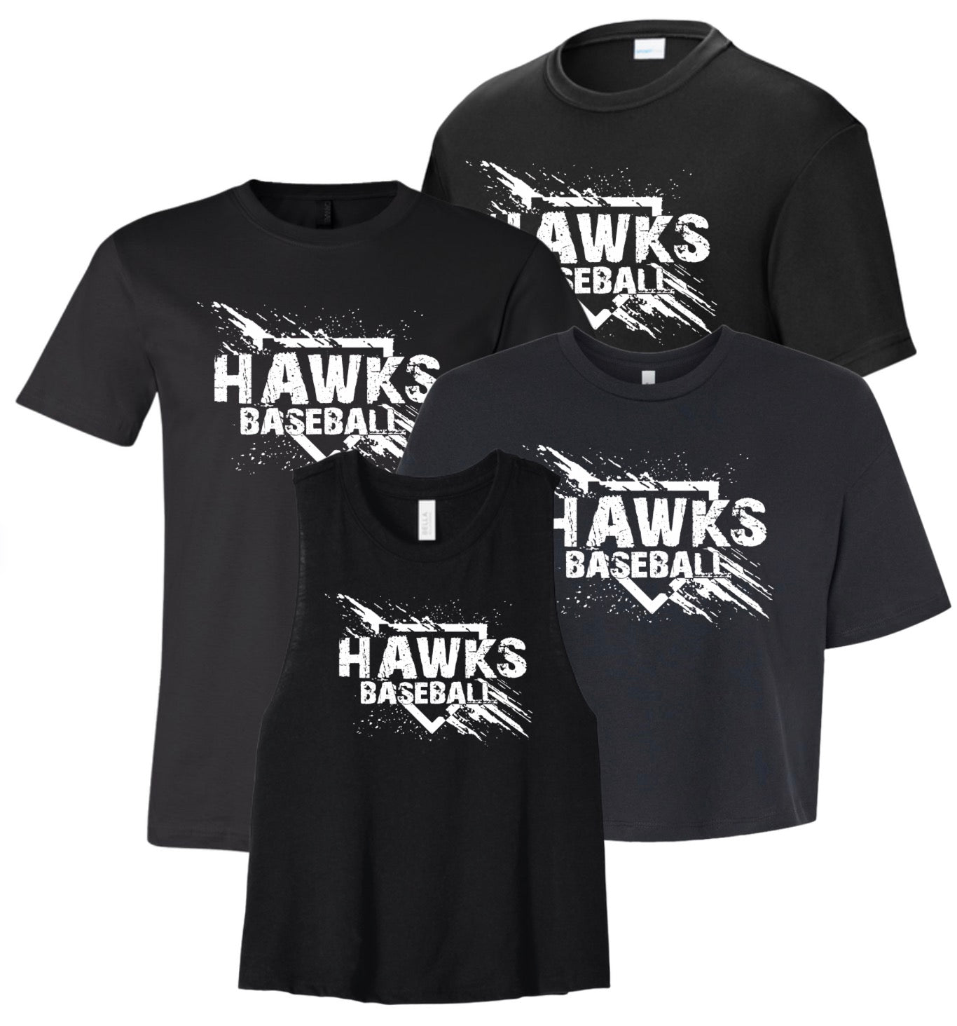 HB26 - Hawks Home Plate Tee