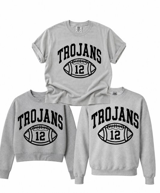 KTS26 TROJANS W/ UP TO 3 PLAYER NUMBERS
