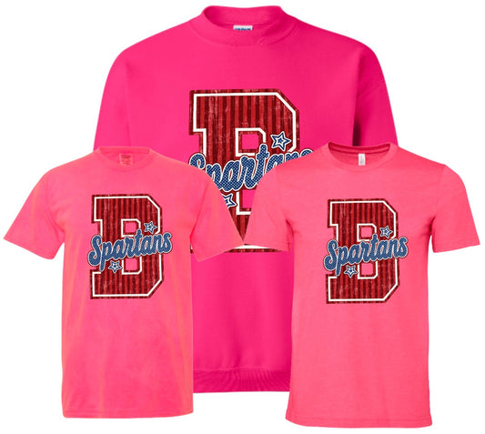 BW26- B SPARTANS - PINK