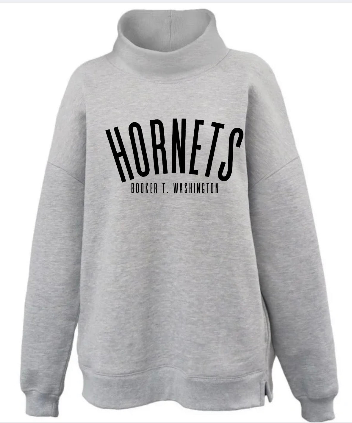 BTW26 - Hornets Oversized Mock Neck with Pockets