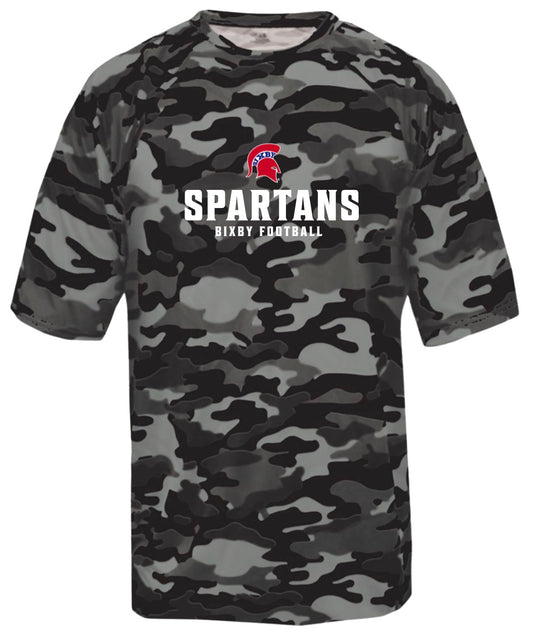 BF26 - Spartans Bixby Football Camo - Runs Big