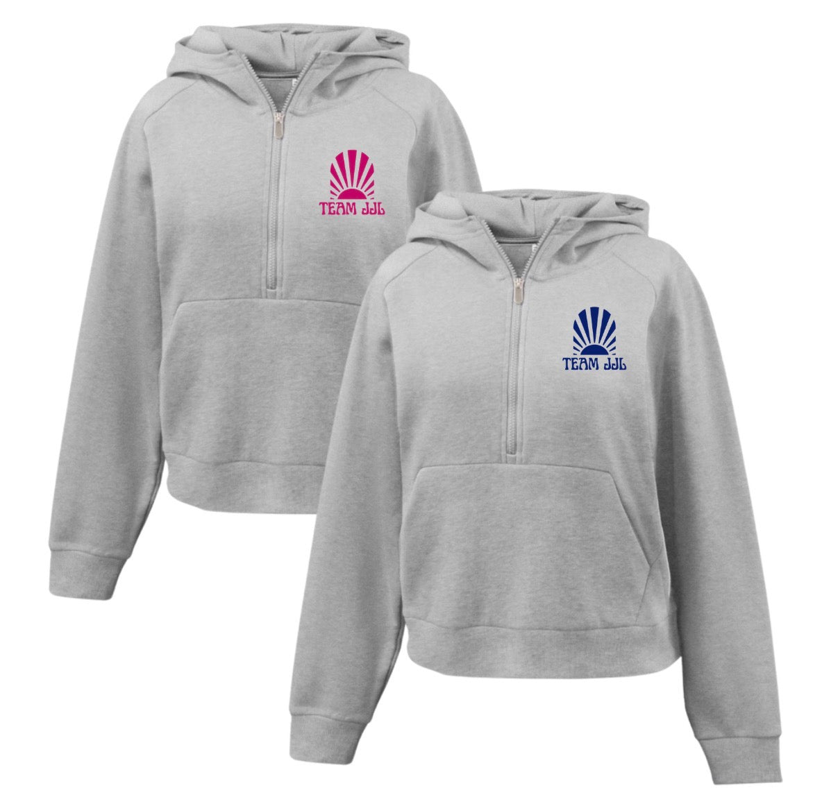 Team JJL - Embroidered Zip Hoodie - Multiple Colors