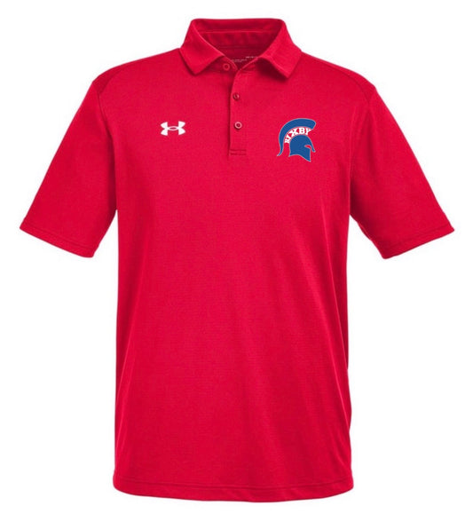 B1R26- UNDER ARMOUR MENS TECH POLO - RED