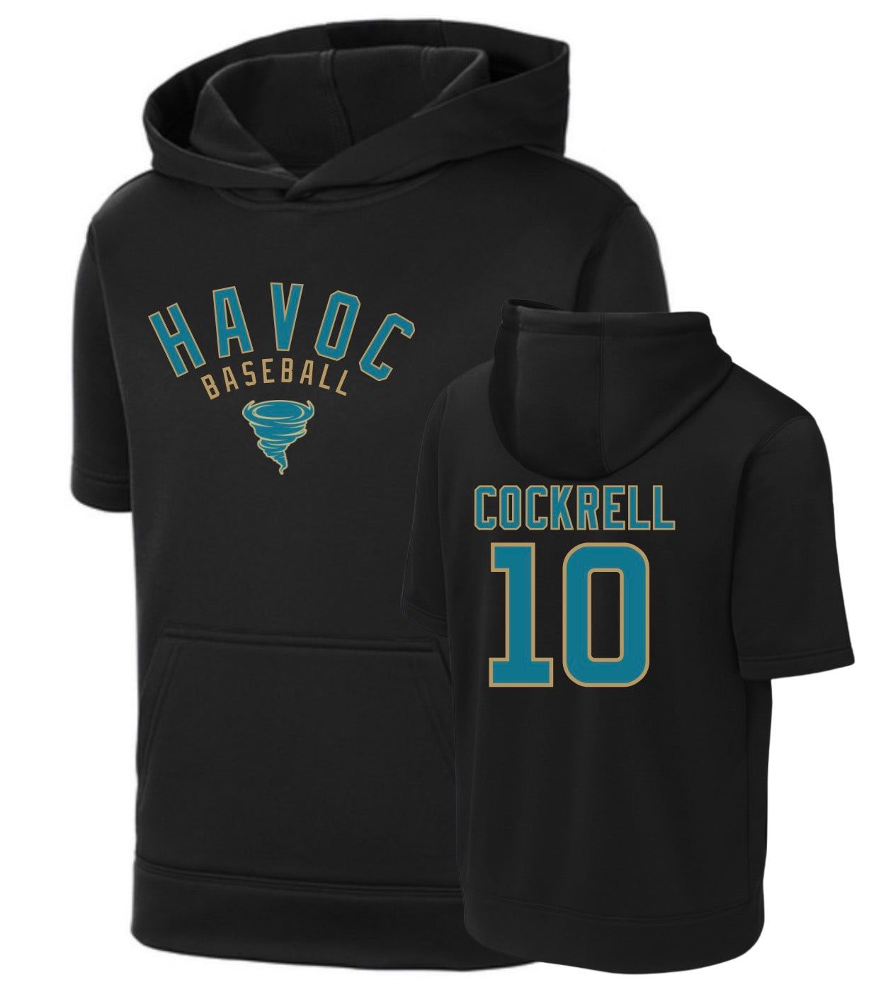 HVB26 - HAVOC Baseball Fleece Personalized (Black)