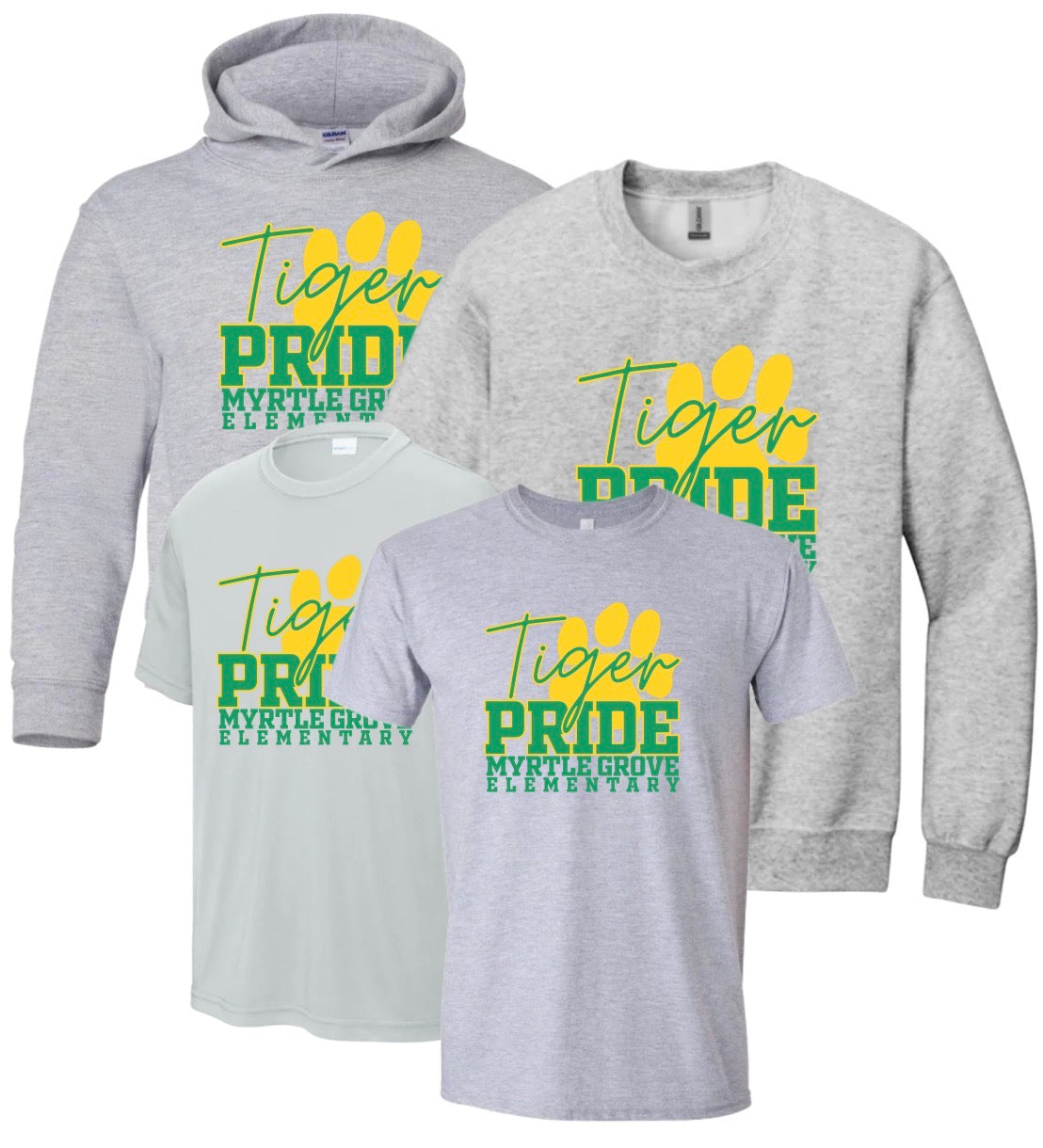 MGE26 - Tiger Pride - Grey Garment - Adult