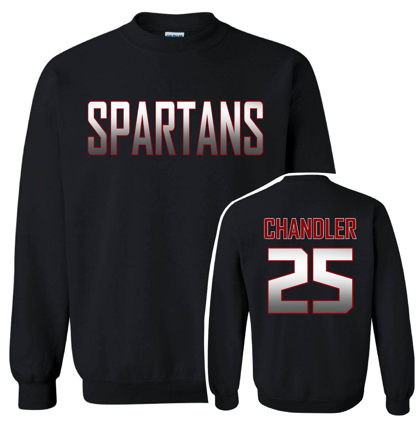 Spartans & Bixby Ombré Adult Performance Hoodie