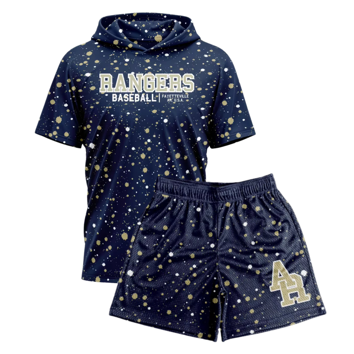 ARB26 - Arkansas Rangers Splatter Set