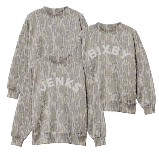 Camo Mock Neck