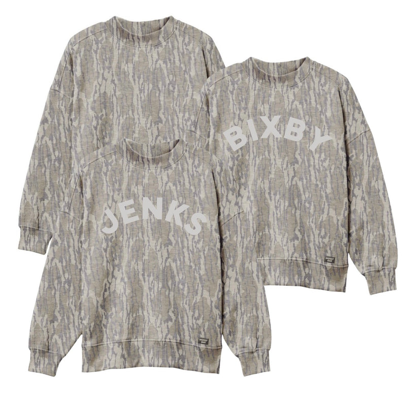 Camo Mock Neck