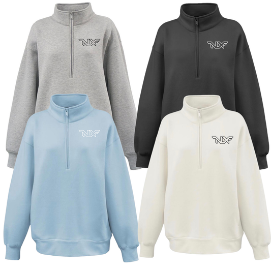 NLXF - Oversized Zip Fleece Embroidered Logo