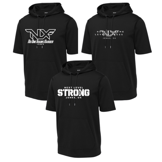 NLXF - Men’s Short Sleeve Performance Fleece Hoodie