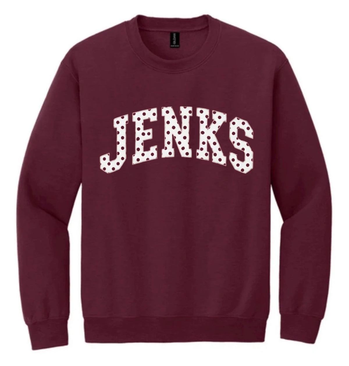 JFA26 - Jenks Polka Dot Appliqué Sweatshirt