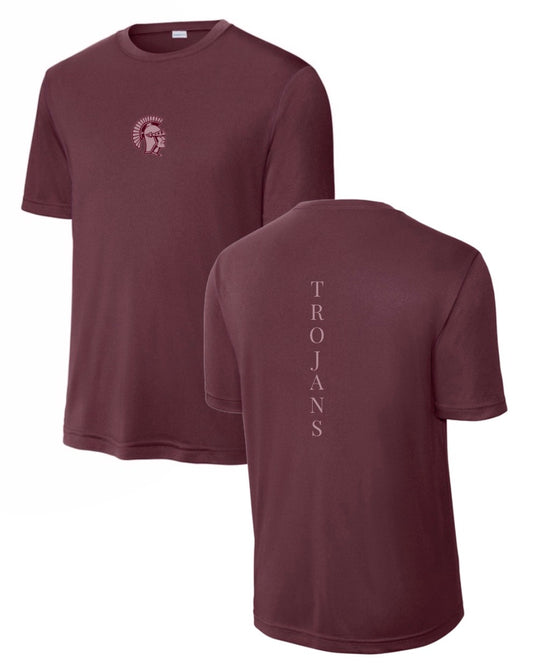JFA26 - Trojans Stacked Performance Tee