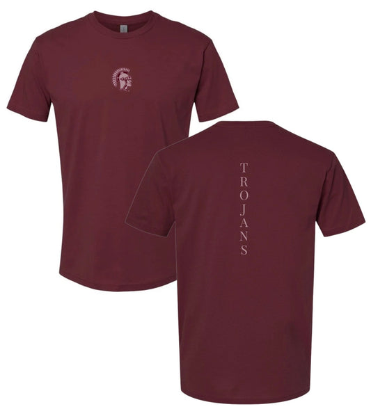 JFA26 - Trojans Stacked Standard Tee