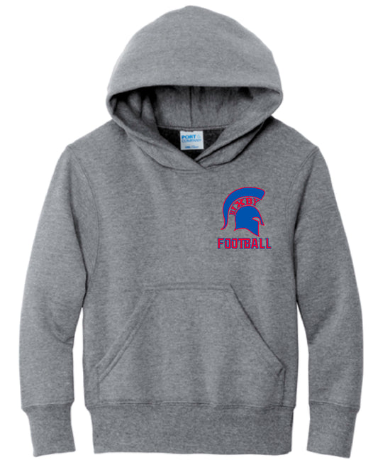 B3R25 Bixby Embroidered Grey Hoodie