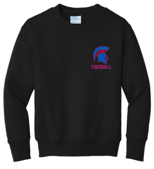B3R25 Bixby Embroidered Black Sweatshirt