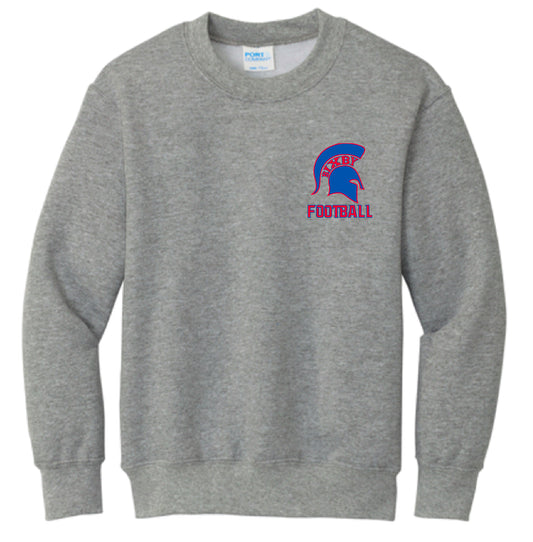 B3R25 Bixby Embroidered Grey Sweatshirt