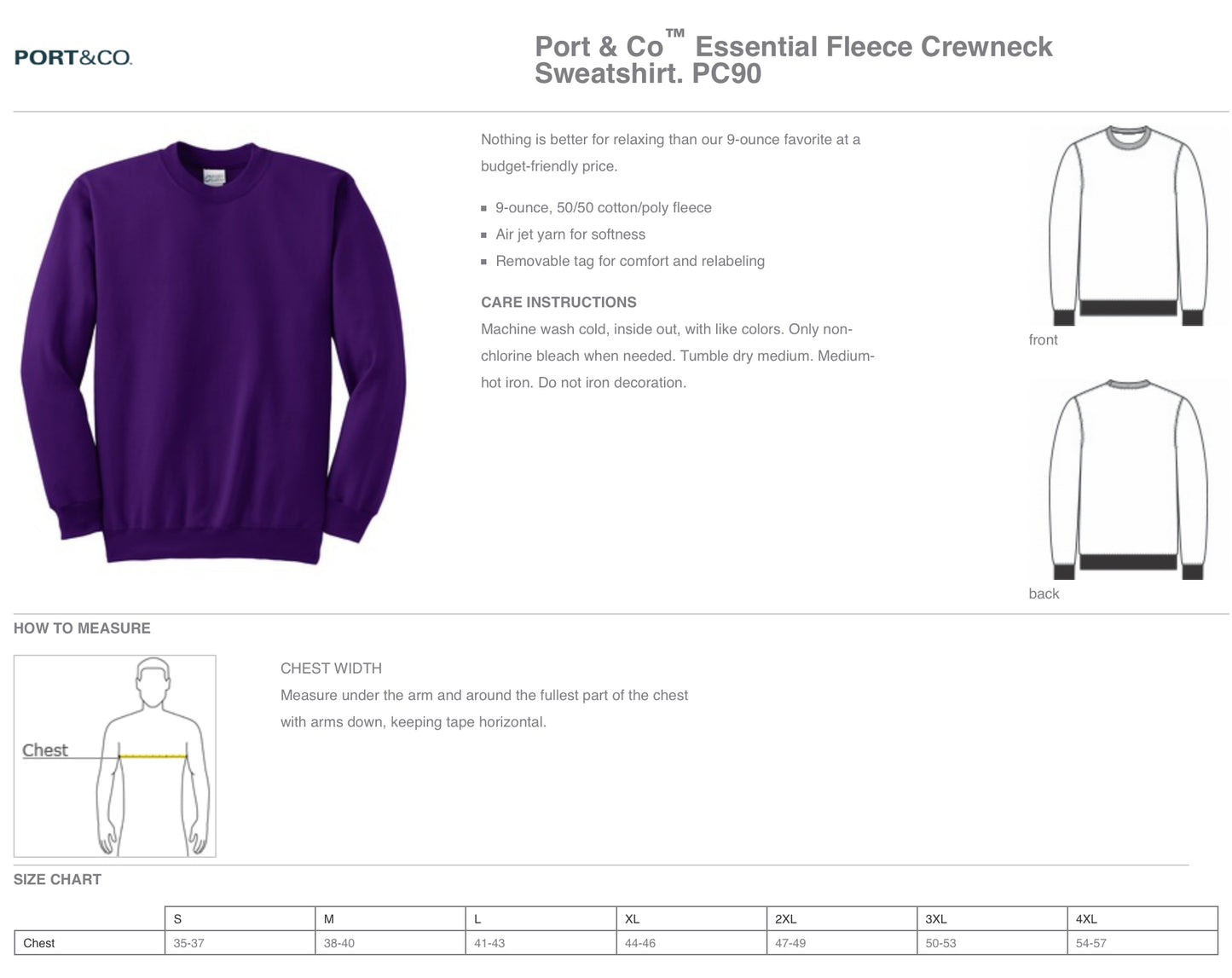 B3R25 Bixby Embroidered Grey Sweatshirt