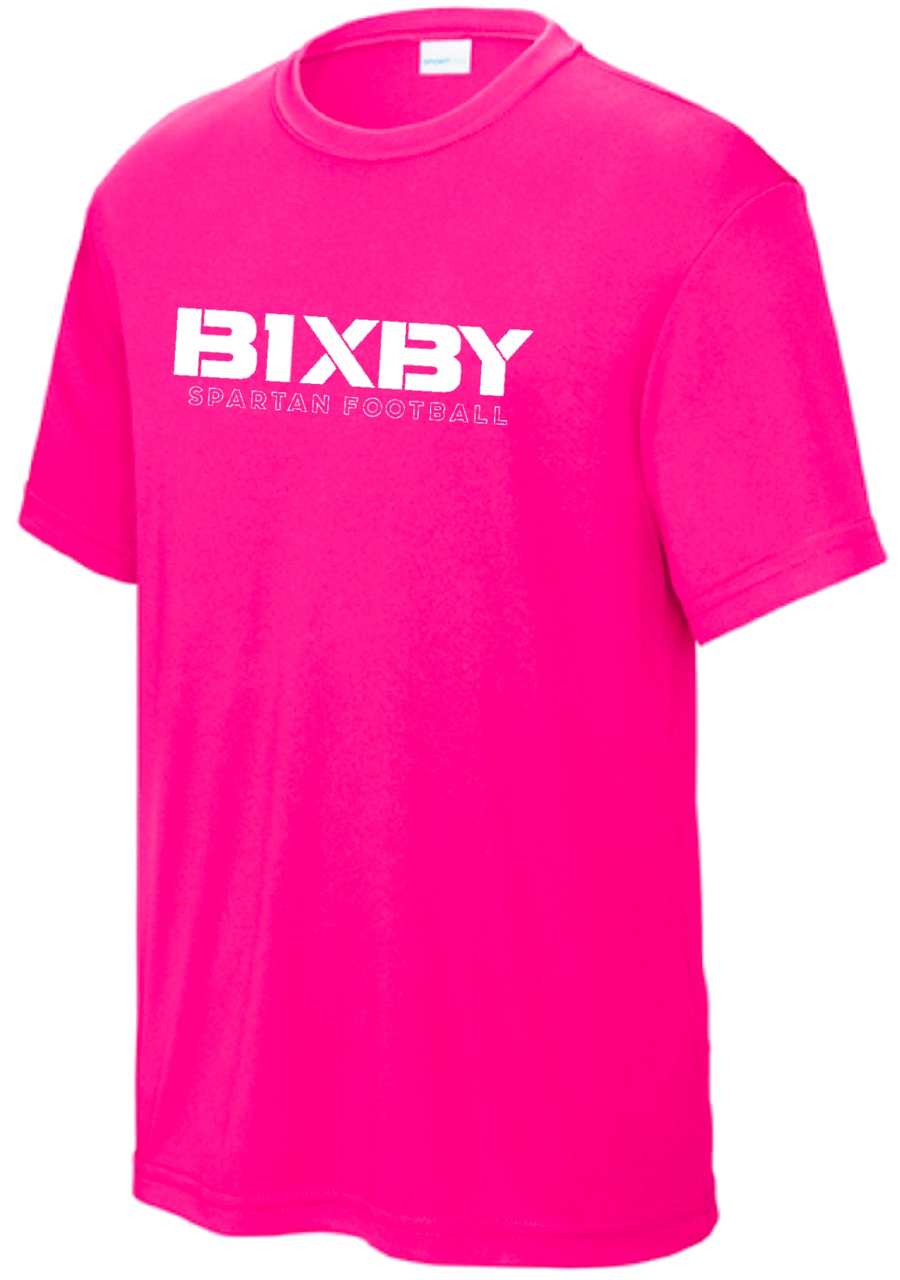B6B25 Bixby Spartan Football Pink