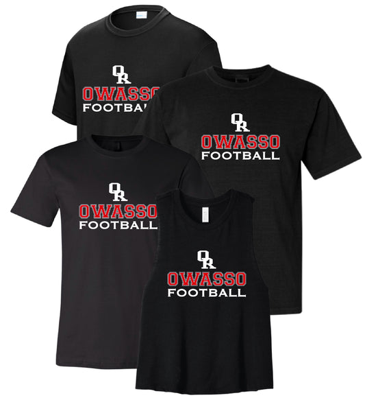 OF25 Owasso Football - Black
