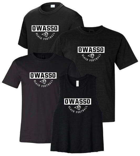 OF25 Owasso Black Football