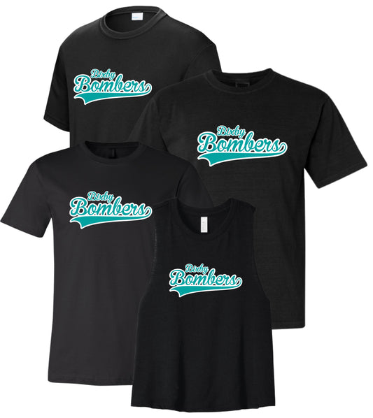 BB25 - Bixby Bombers - Black Tees