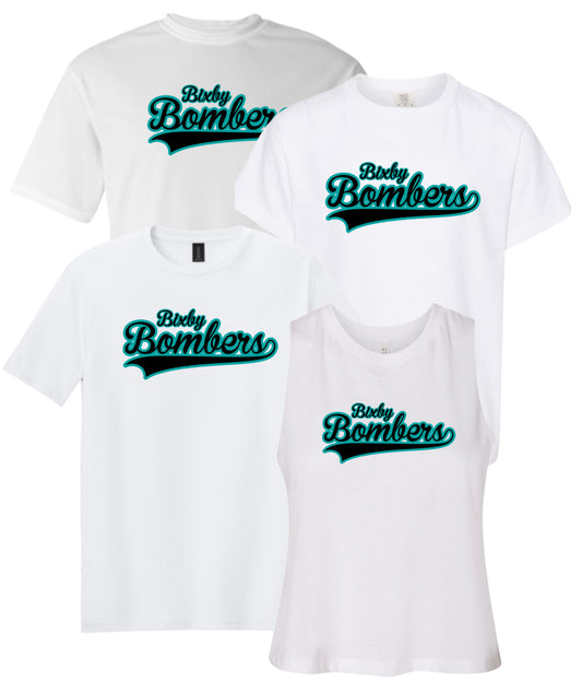 BB25 - Bixby Bombers - White Tees