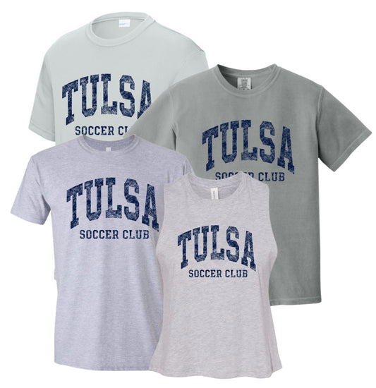 TSC25 Tulsa Soccer Distressed Tee