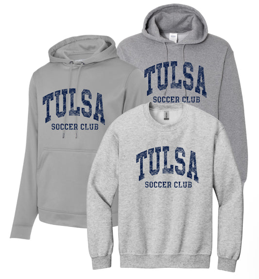 TSC25 Tulsa Soccer Distressed Fleece