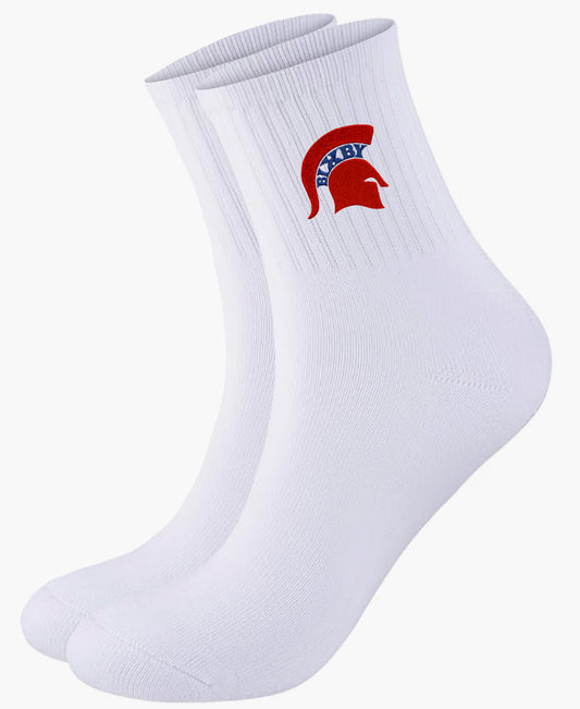 BEE -  Bixby Low Top Embroidered Socks