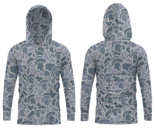RCB - Bixby Camo Long Sleeve Hooded Performance Tee