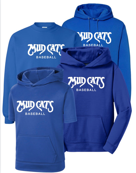 MCB26 - Mud Cats Baseball - Youth Fleece