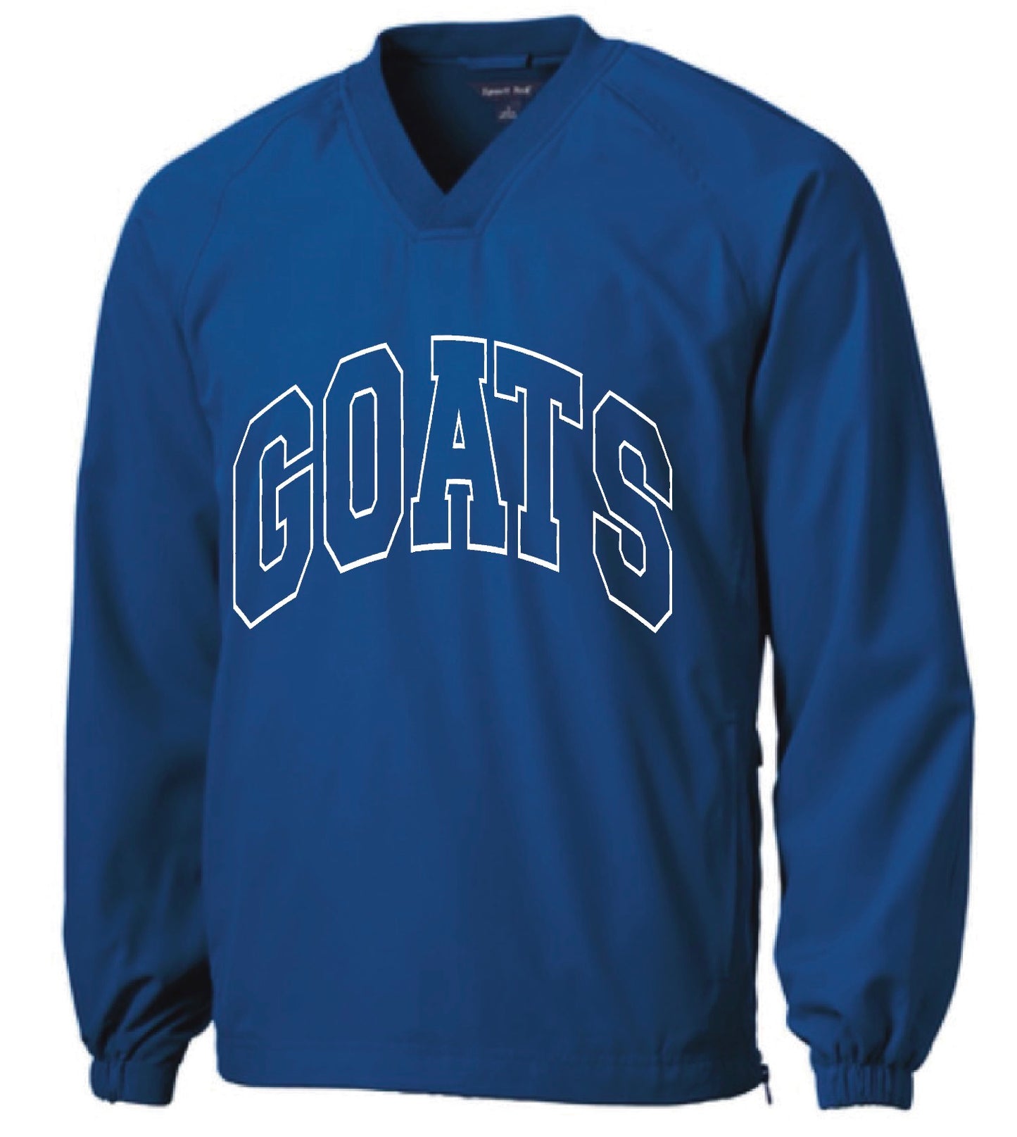 TYG26 - Goats Embroidered Wind Breaker Pullover
