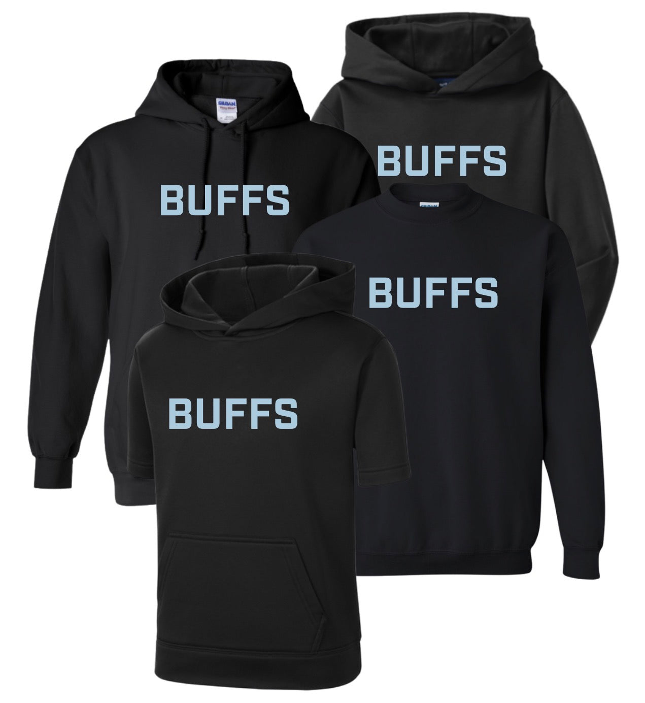 BUFFS26 - Black Buffs Fleece