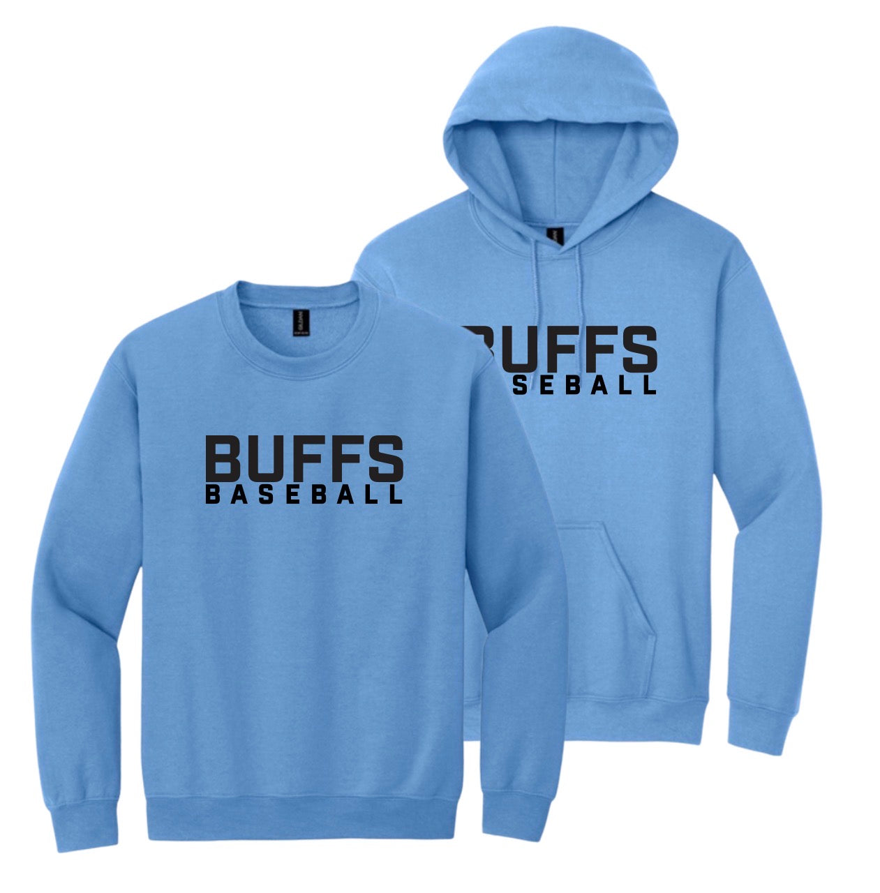 BUFFS26 - Baby Blue Buffs Baseball Fleece