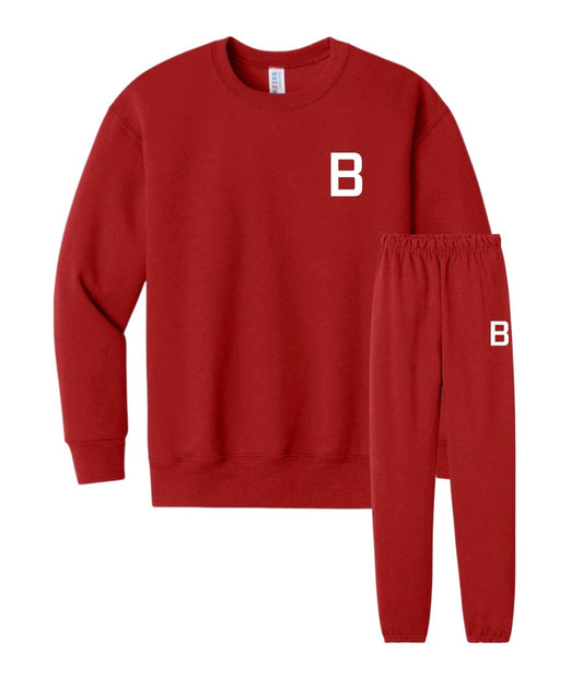 BUFFS26 - Red B Sweatpants ONLY