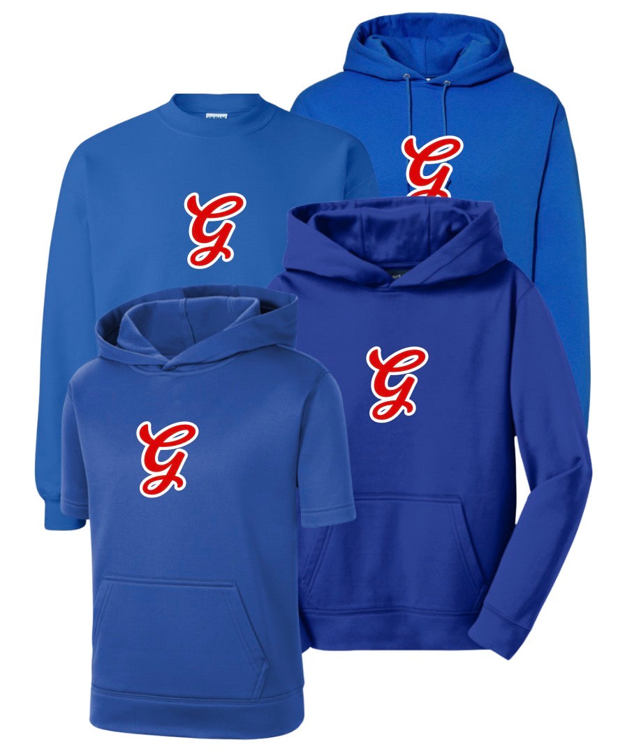 GB26 - Blue G Logo Fleece