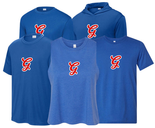 GB26 - Blue G Logo Tees