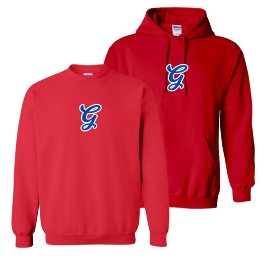 GB26 - Red G Logo Fleece