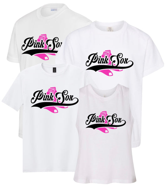 PSS26 - Pink Sox - White