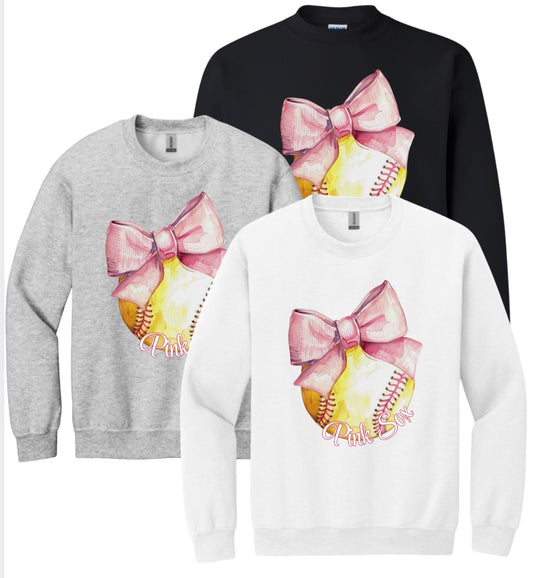 PSK26 - Coquette Softball - Sweatshirt