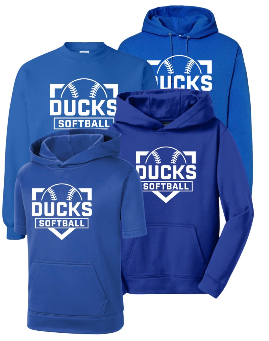 OD26 - Ducks Softball Plate Fleece