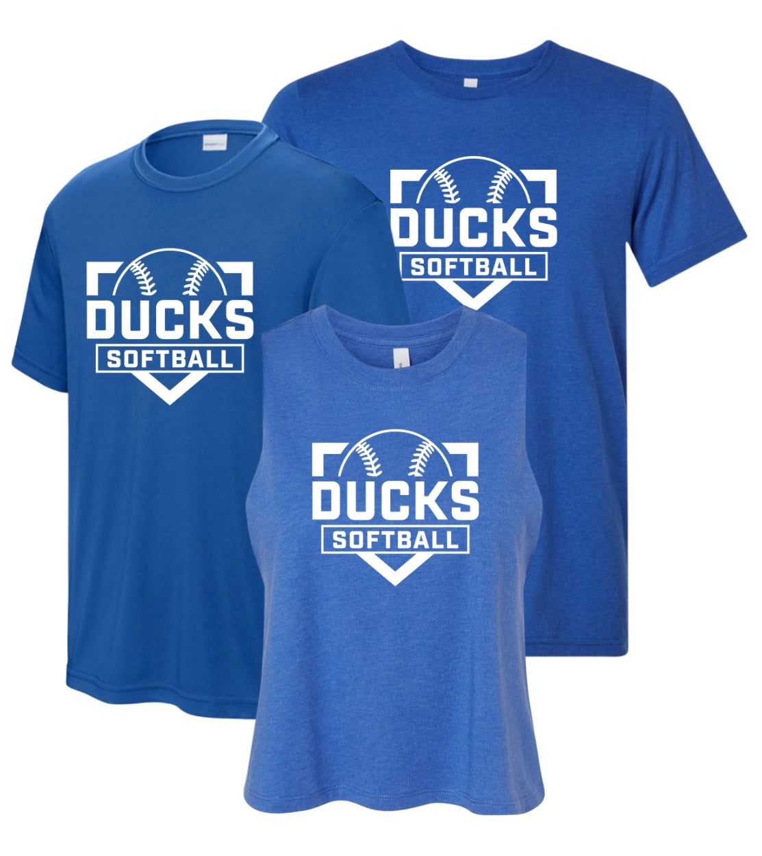 OD26 - Ducks Softball Plate Tees