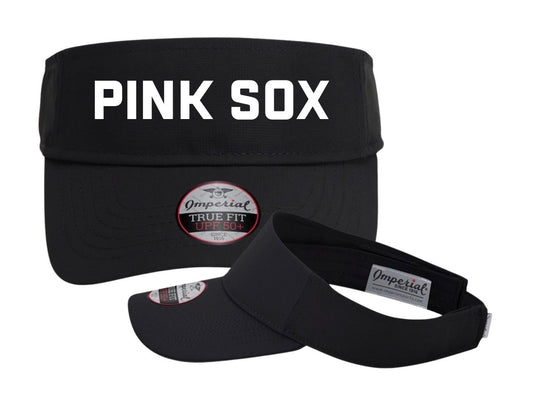 PSS26 - Pink Sox Black Visor