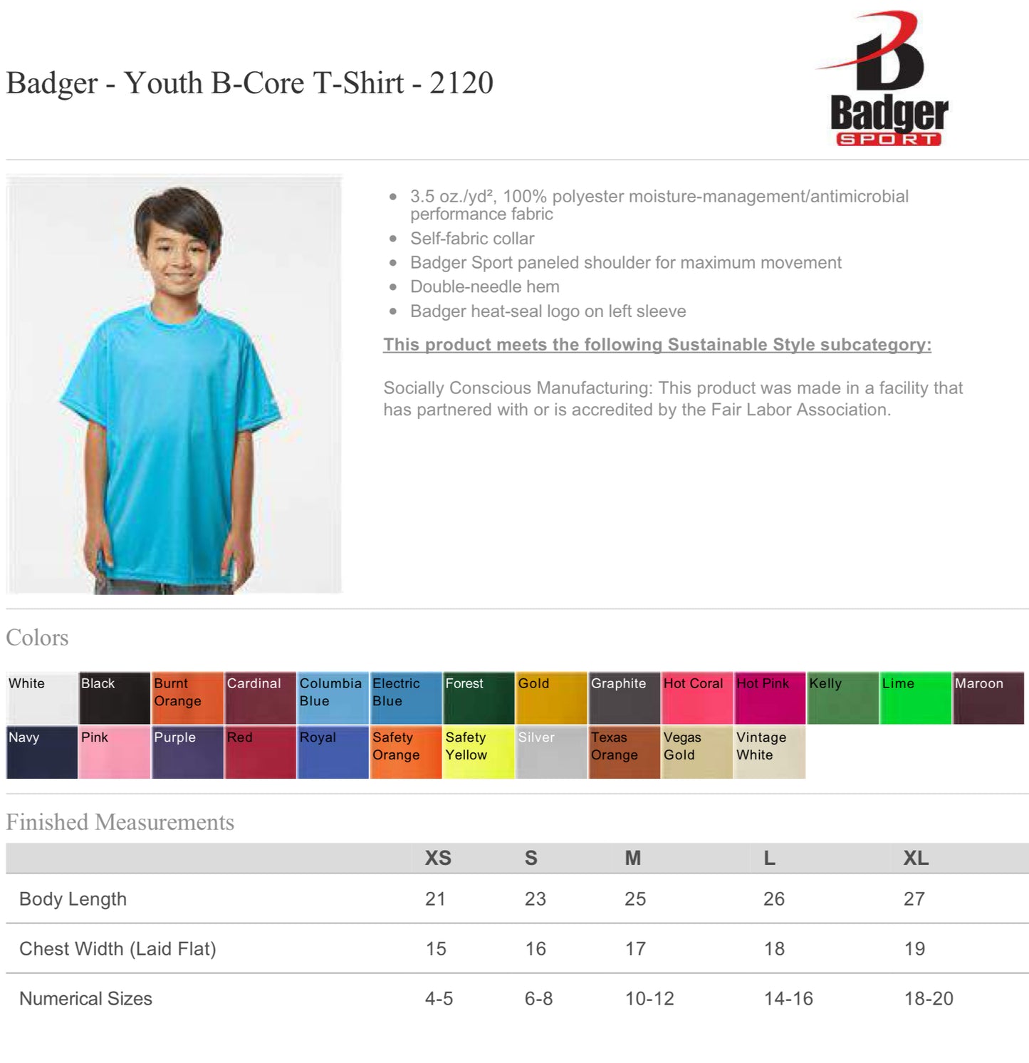 CWF Tigers Sliced Tee (Youth)