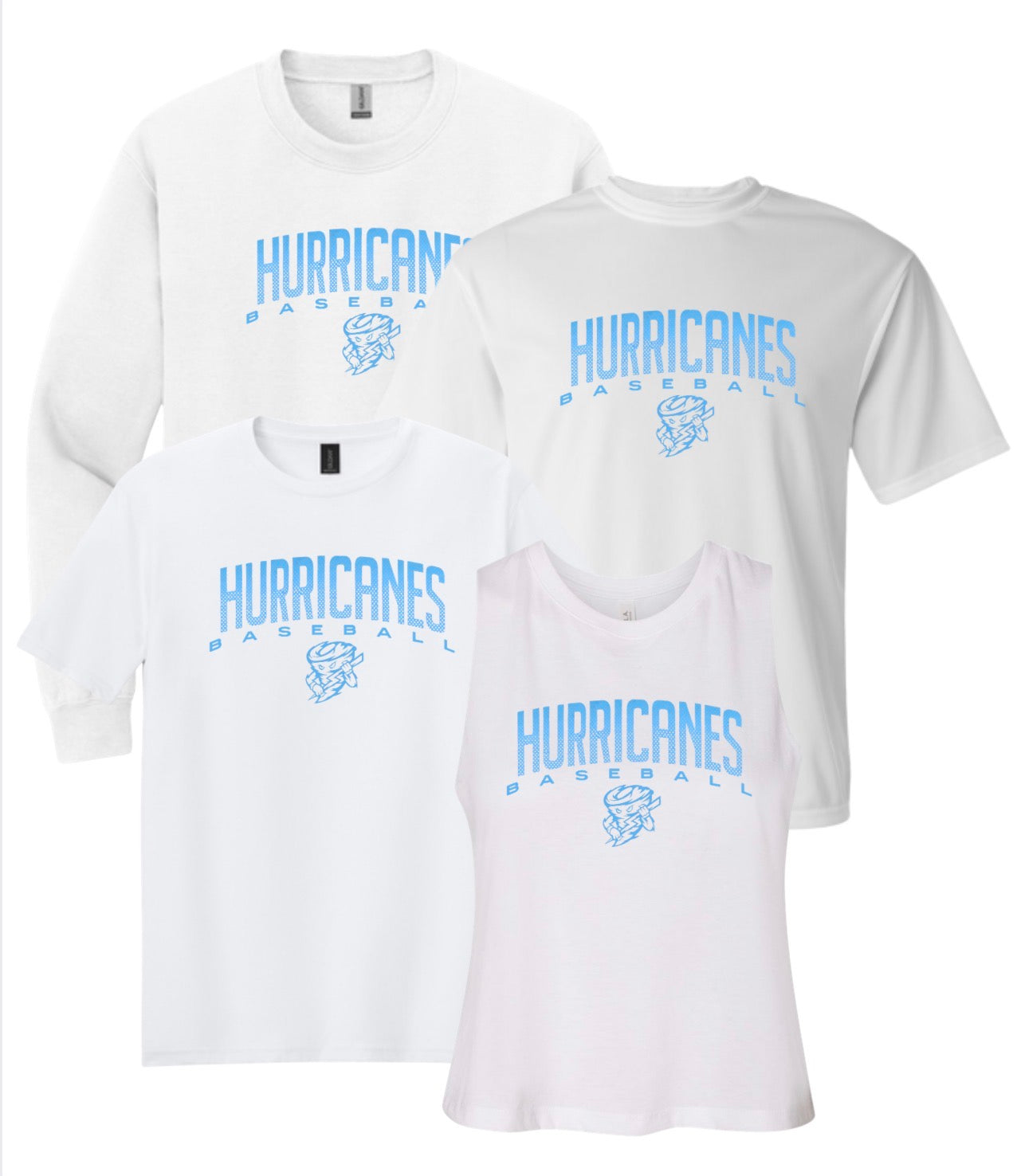 HB26 - Hurricanes Baseball - White
