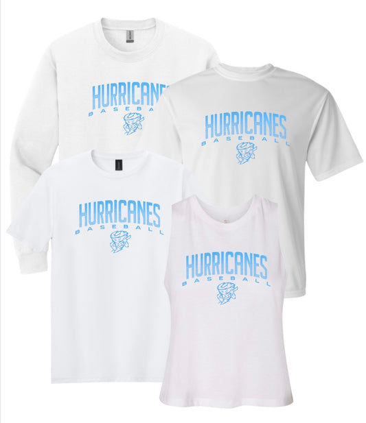 HB26 - Hurricanes Baseball - White