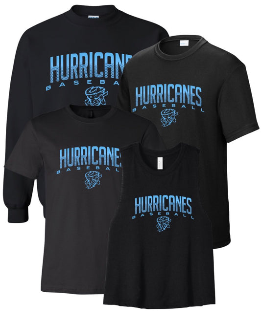HB26 - Hurricanes Baseball - Black